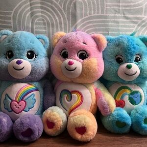 Care Bears Plush Lot | 14” Stuffed Animals | Official |